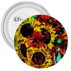 Sunflowers In Elizabeth House 3  Buttons by bestdesignintheworld