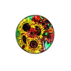 Sunflowers In Elizabeth House Hat Clip Ball Marker by bestdesignintheworld