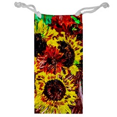 Sunflowers In Elizabeth House Jewelry Bag by bestdesignintheworld