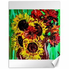 Sunflowers In Elizabeth House Canvas 12  X 16   by bestdesignintheworld