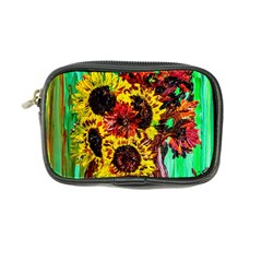 Sunflowers In Elizabeth House Coin Purse by bestdesignintheworld