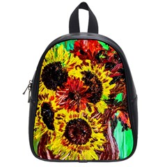 Sunflowers In Elizabeth House School Bag (small) by bestdesignintheworld