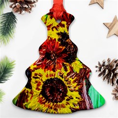 Sunflowers In Elizabeth House Ornament (christmas Tree)  by bestdesignintheworld