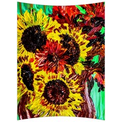 Sunflowers In Elizabeth House Back Support Cushion by bestdesignintheworld