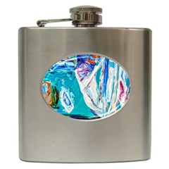 Marine On Balboa Island Hip Flask (6 Oz) by bestdesignintheworld