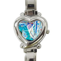 Marine On Balboa Island Heart Italian Charm Watch by bestdesignintheworld