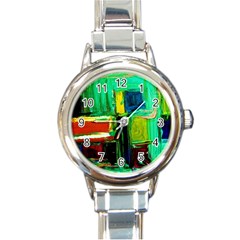 Marakesh 5 Round Italian Charm Watch by bestdesignintheworld