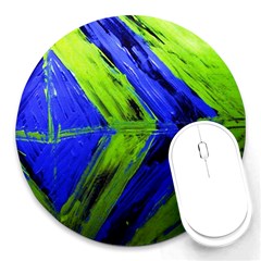 Point Of Equilibrium 7 Round Mousepads by bestdesignintheworld