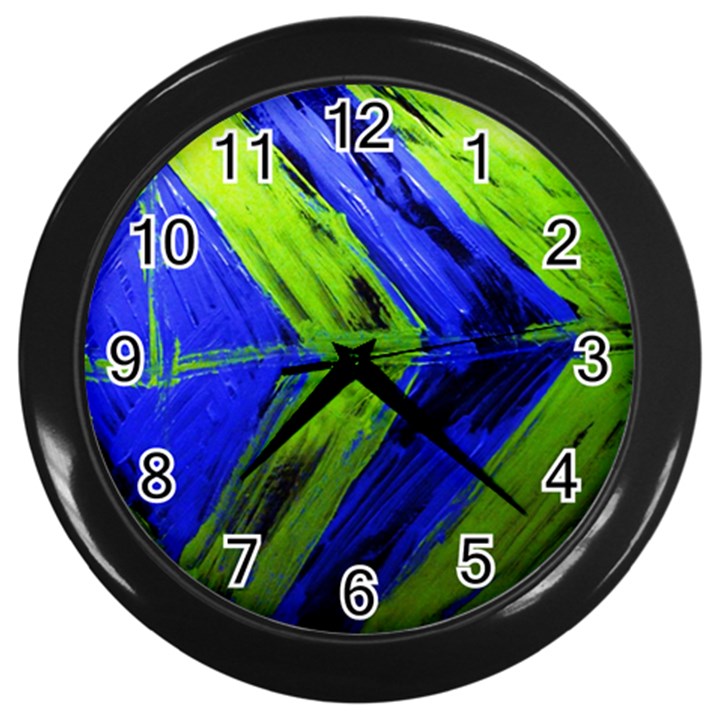 Point Of Equilibrium 7 Wall Clocks (Black)