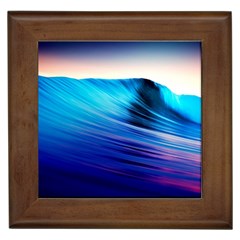 Rolling Waves Framed Tiles by Sapixe