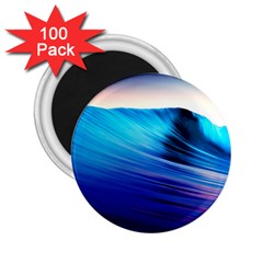 Rolling Waves 2 25  Magnets (100 Pack)  by Sapixe