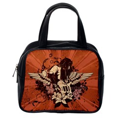 Rock Music Moves Me Classic Handbags (one Side) by Sapixe