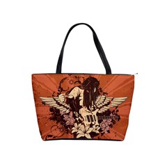 Rock Music Moves Me Shoulder Handbags by Sapixe