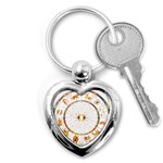 Zodiac  Institute Of Vedic Astrology Key Chains (Heart)  Front