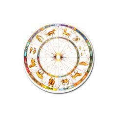 Zodiac  Institute Of Vedic Astrology Magnet 3  (round) by Sapixe