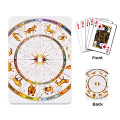 Zodiac  Institute Of Vedic Astrology Playing Card by Sapixe