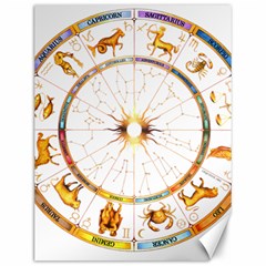 Zodiac  Institute Of Vedic Astrology Canvas 12  X 16   by Sapixe