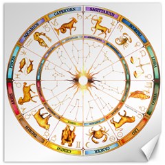 Zodiac  Institute Of Vedic Astrology Canvas 16  X 16   by Sapixe