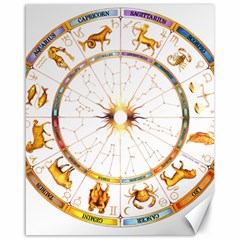 Zodiac  Institute Of Vedic Astrology Canvas 16  X 20   by Sapixe