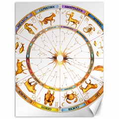 Zodiac  Institute Of Vedic Astrology Canvas 18  X 24   by Sapixe