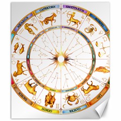 Zodiac  Institute Of Vedic Astrology Canvas 20  X 24   by Sapixe