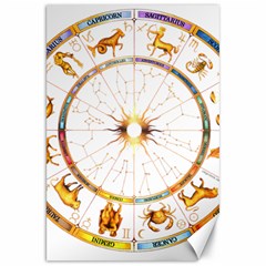 Zodiac  Institute Of Vedic Astrology Canvas 20  X 30   by Sapixe