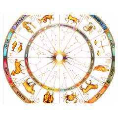 Zodiac  Institute Of Vedic Astrology Double Sided Flano Blanket (medium)  by Sapixe