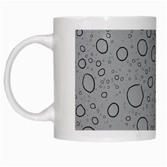 Water Glass Pattern Drops Wet White Mugs by Sapixe