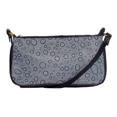 Water Glass Pattern Drops Wet Shoulder Clutch Bags by Sapixe