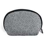 Water Glass Pattern Drops Wet Accessory Pouches (Large)  Front