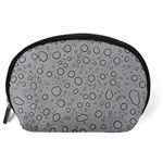 Water Glass Pattern Drops Wet Accessory Pouches (Large)  Back