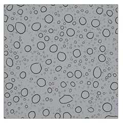 Water Glass Pattern Drops Wet Large Satin Scarf (square) by Sapixe