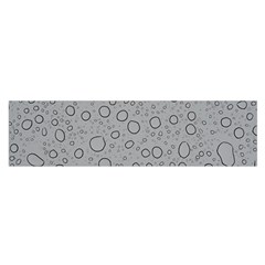 Water Glass Pattern Drops Wet Satin Scarf (oblong) by Sapixe