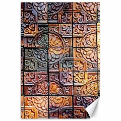 Wooden Blocks Detail Canvas 20  X 30   by Sapixe