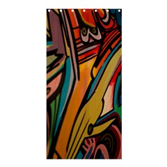 Vivid Colours Shower Curtain 36  X 72  (stall)  by Sapixe