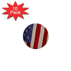 Usa Flag 1  Mini Buttons (10 Pack) 