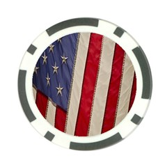 Usa Flag Poker Chip Card Guard by Sapixe