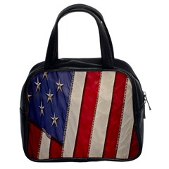 Usa Flag Classic Handbags (2 Sides) by Sapixe