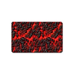 Volcanic Textures Magnet (name Card) by Sapixe