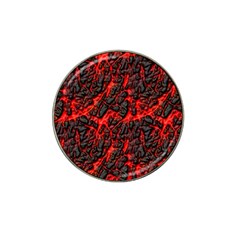 Volcanic Textures Hat Clip Ball Marker by Sapixe