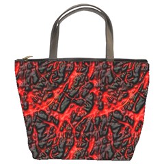 Volcanic Textures Bucket Bags by Sapixe