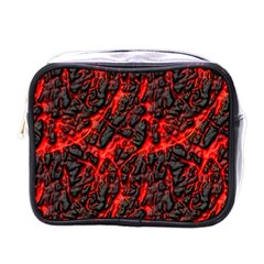 Volcanic Textures Mini Toiletries Bags by Sapixe