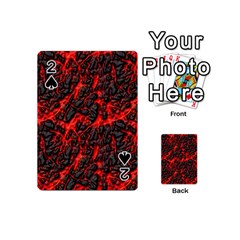 Volcanic Textures Playing Cards 54 (mini)  by Sapixe