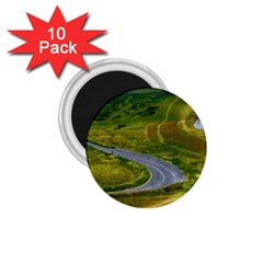 Cliff Coast Road Landscape Travel 1 75  Magnets (10 Pack)  by Sapixe