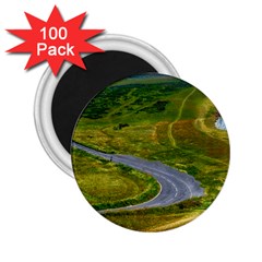 Cliff Coast Road Landscape Travel 2 25  Magnets (100 Pack) 