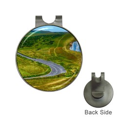 Cliff Coast Road Landscape Travel Hat Clips With Golf Markers by Sapixe