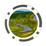 Cliff Coast Road Landscape Travel Poker Chip Card Guard Back