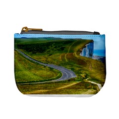 Cliff Coast Road Landscape Travel Mini Coin Purses by Sapixe