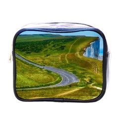 Cliff Coast Road Landscape Travel Mini Toiletries Bags by Sapixe