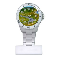 Cliff Coast Road Landscape Travel Plastic Nurses Watch by Sapixe